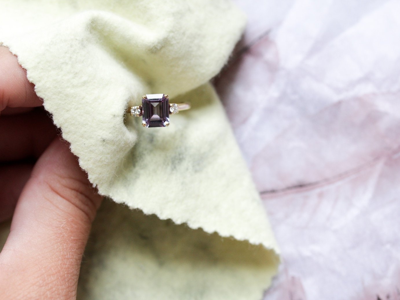 restore purple gemstone jewelry